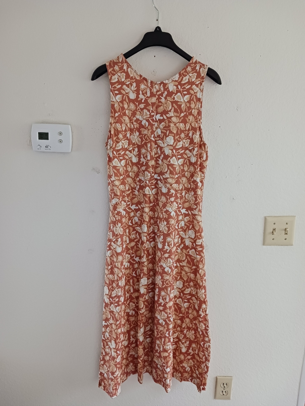 Joie Elliot Ruched Floral Midi Cotton Dress - Picture 5 of 7